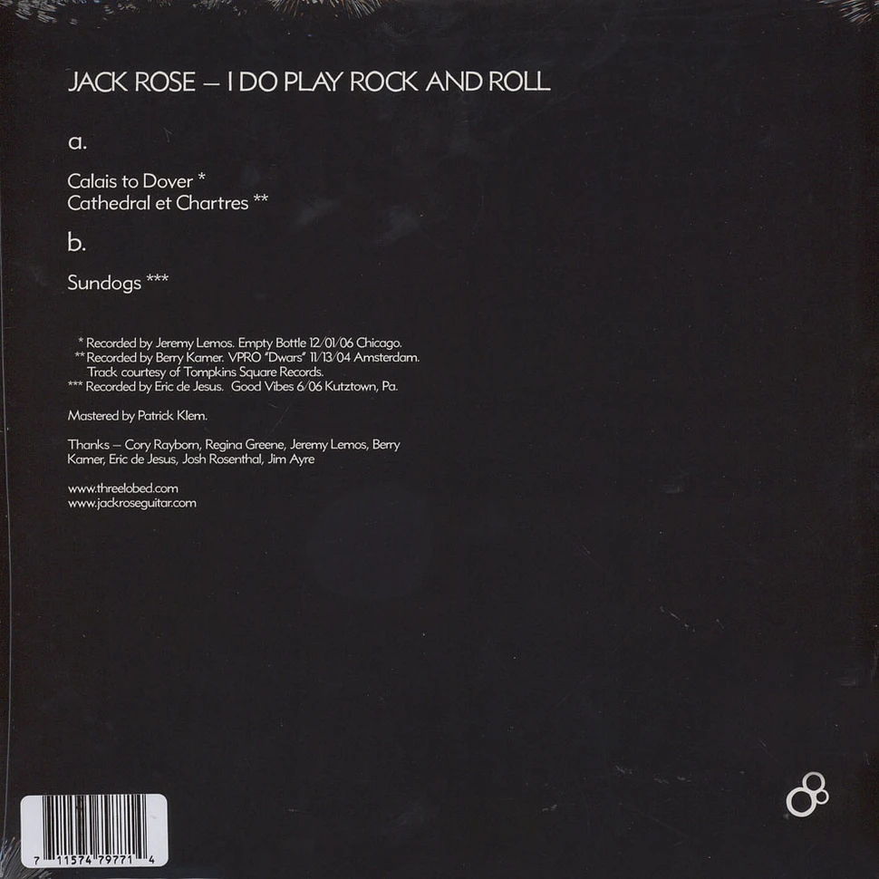 Jack Rose - I Do Play Rock And Roll