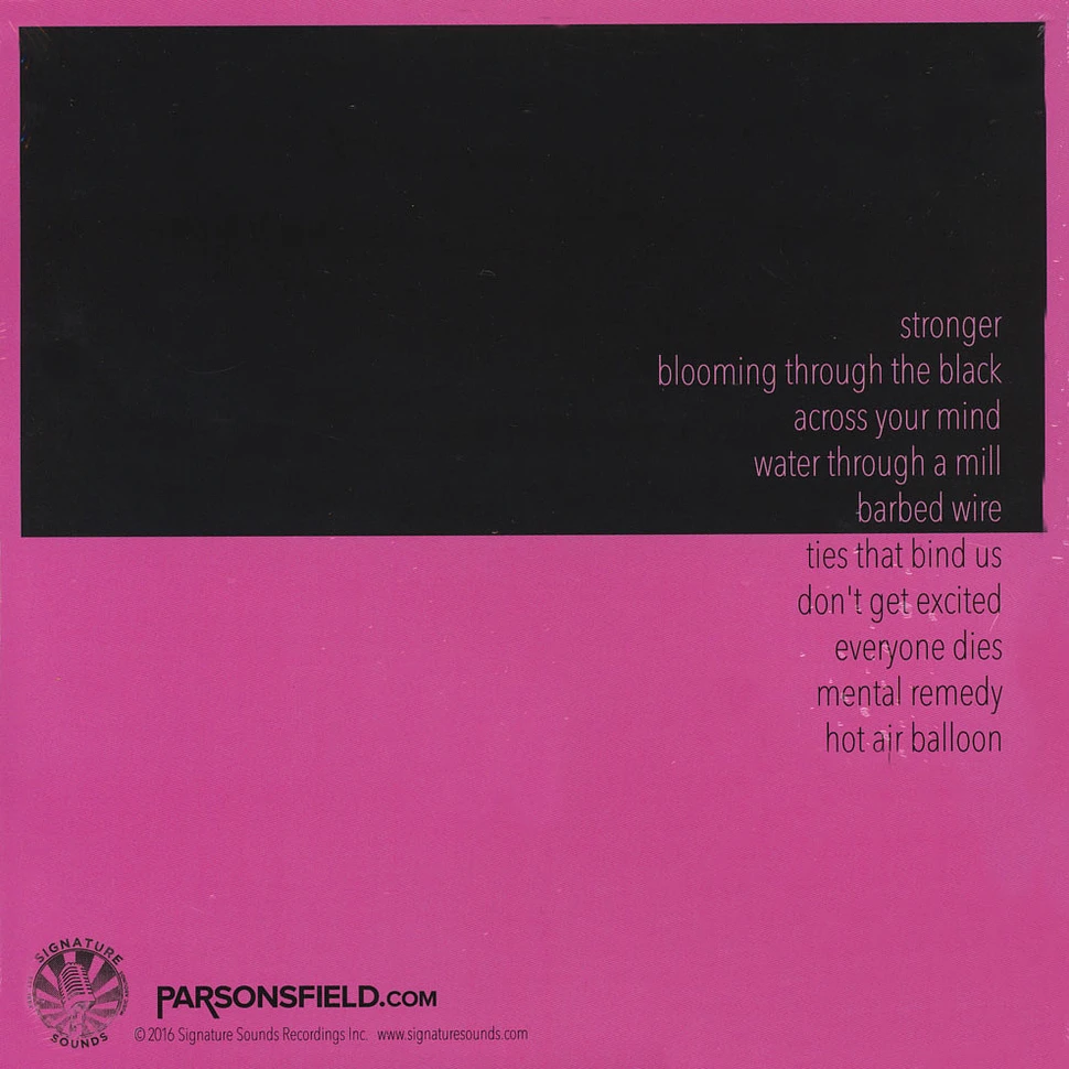 Parsonfield - Blooming Through The Black