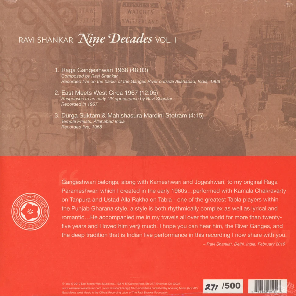 Ravi Shankar - Nine Decades Volume 1: 1967-1968