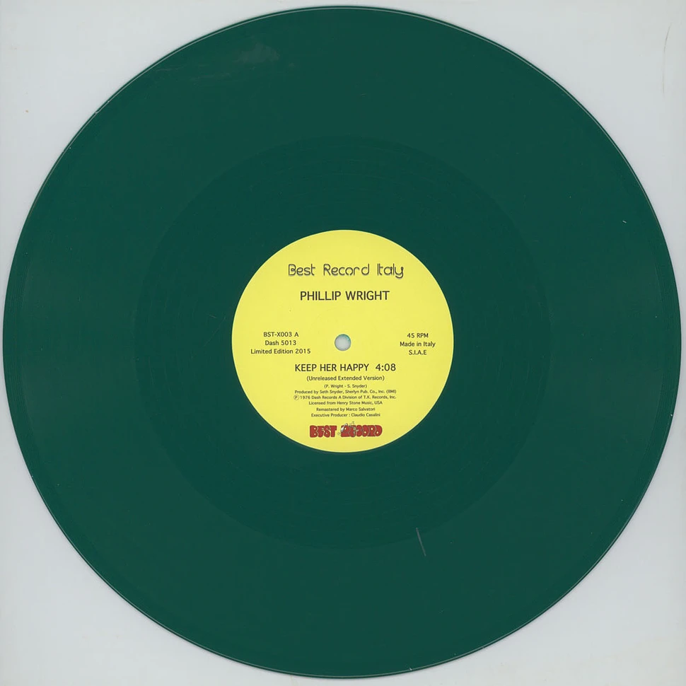 Phillip Wright - Keep Her Happy Green Vinyl Edition