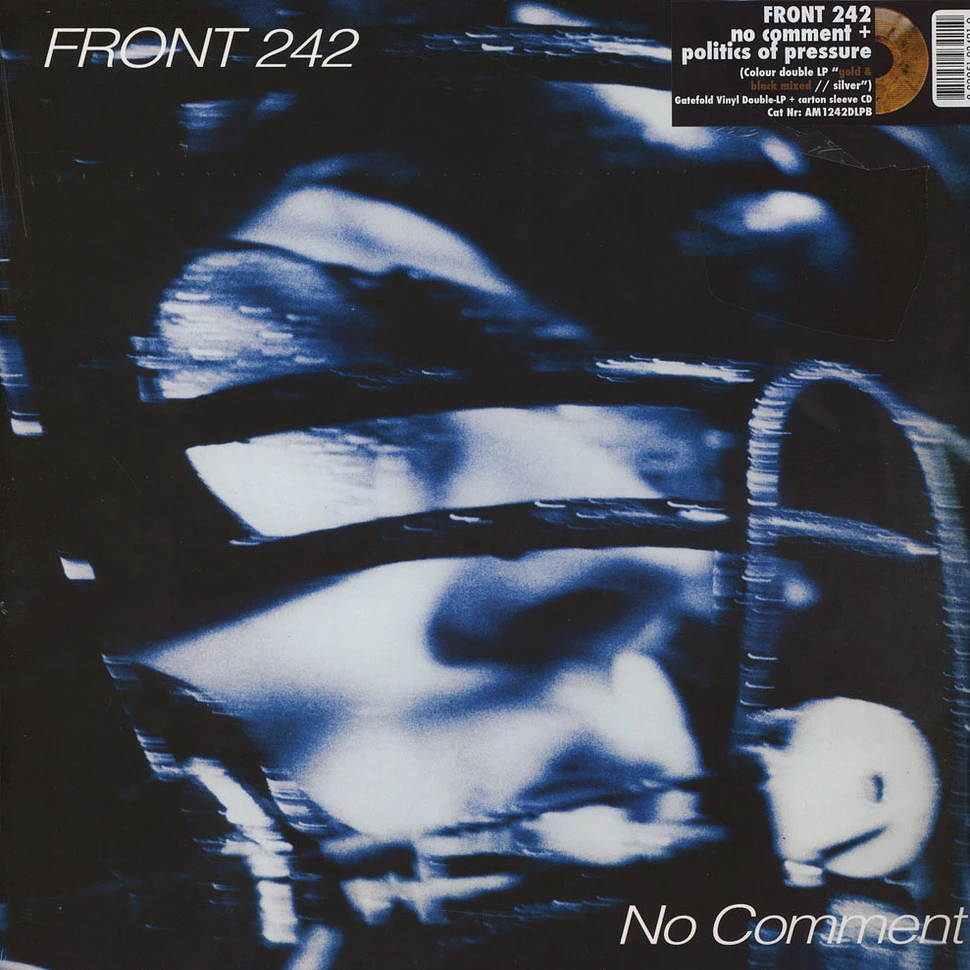 Front 242 - No Comment / Politics Of Pressure Gold / Black Vinyl Edition