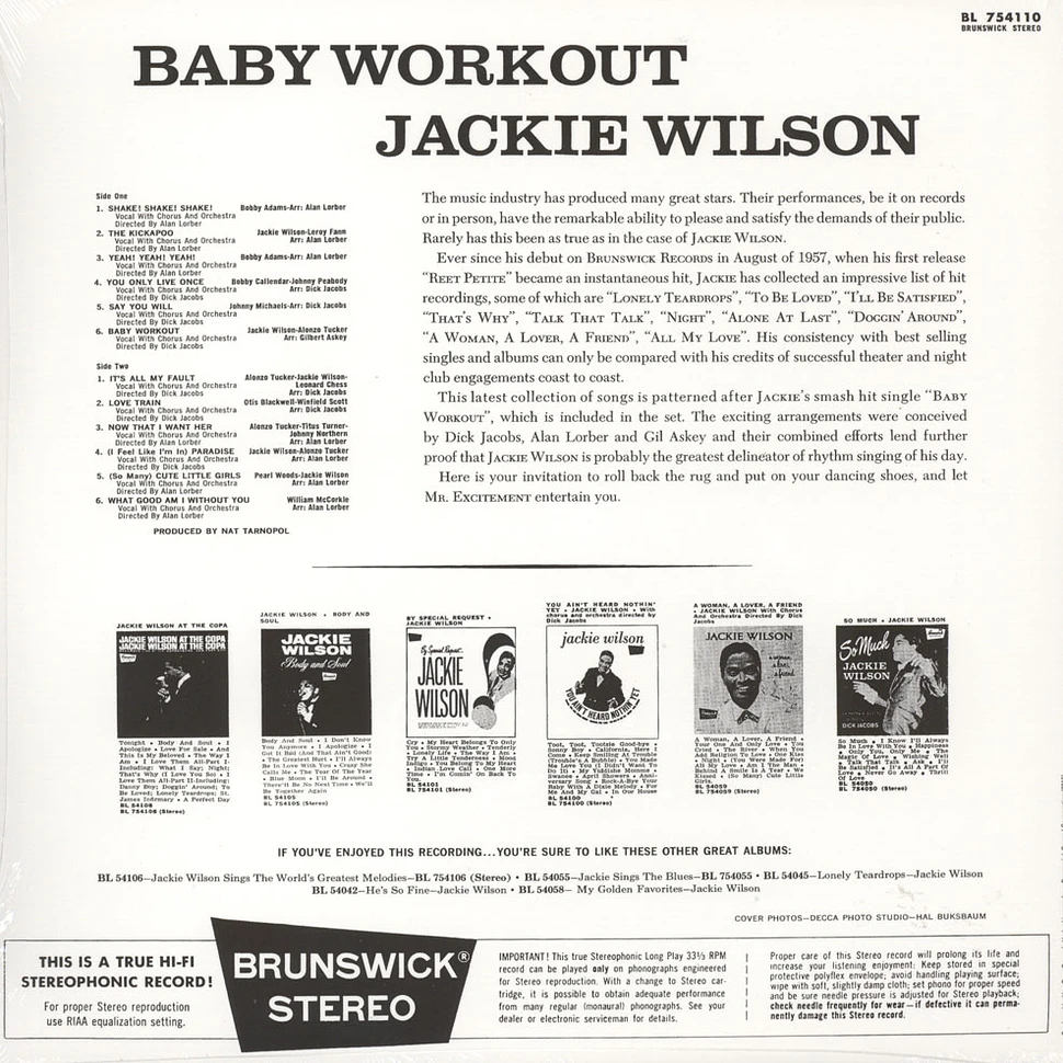 Jackie Wilson - Baby Workout