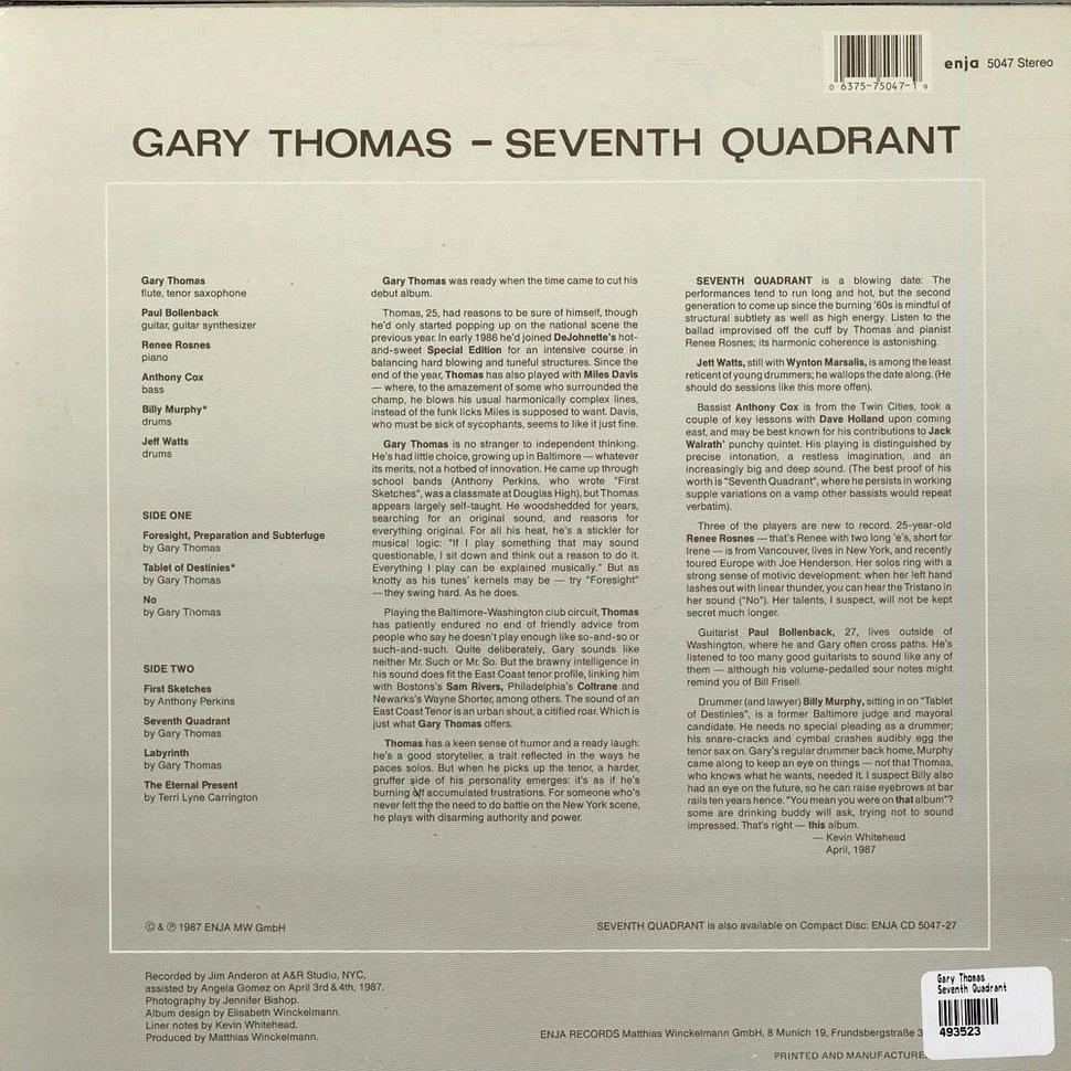 Gary Thomas - Seventh Quadrant