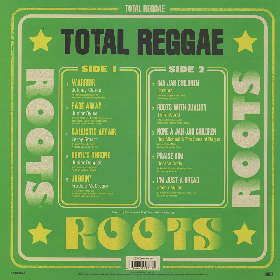 V.A. - Total Reggae - Roots