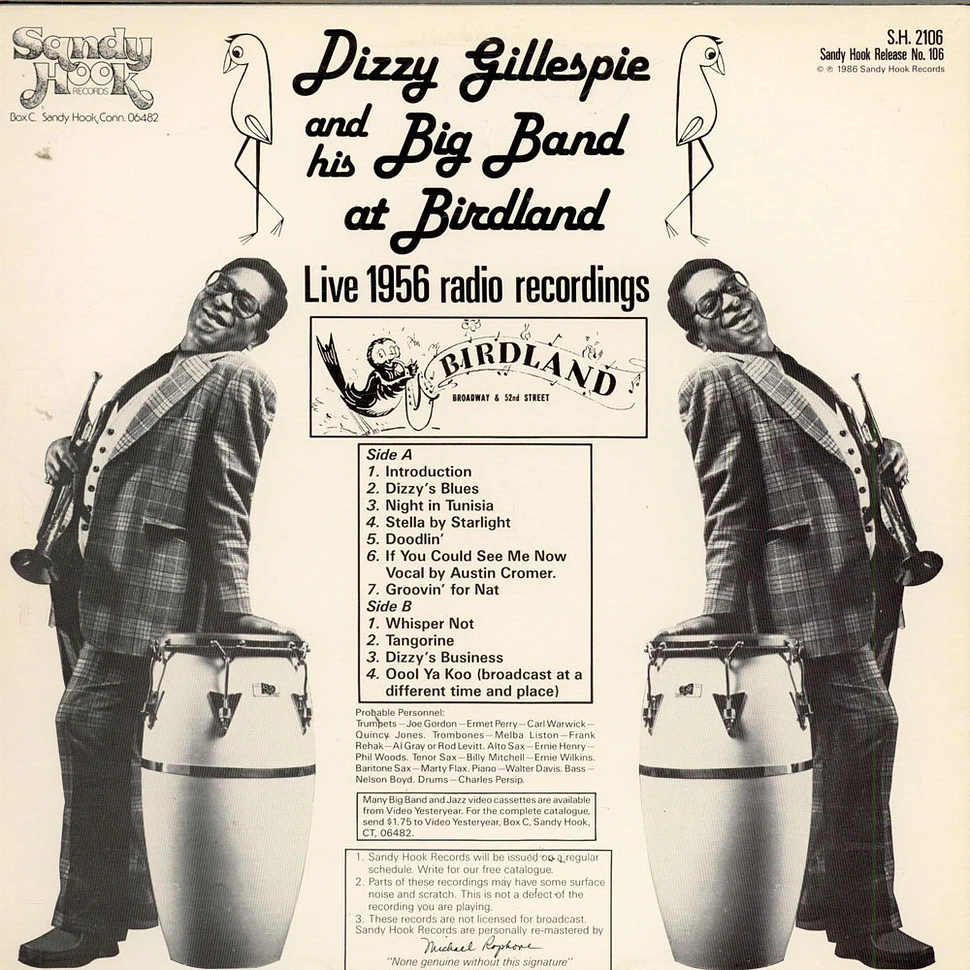 Dizzy Gillespie - Dizzy Gillespie And His Big Band At Birdland - Rare Live 1956 Radio Recordings
