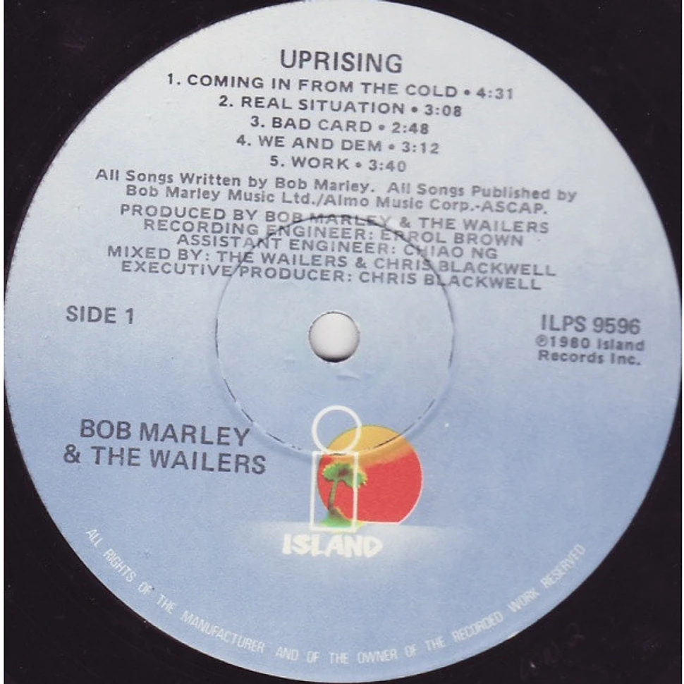 Bob Marley & The Wailers - Uprising