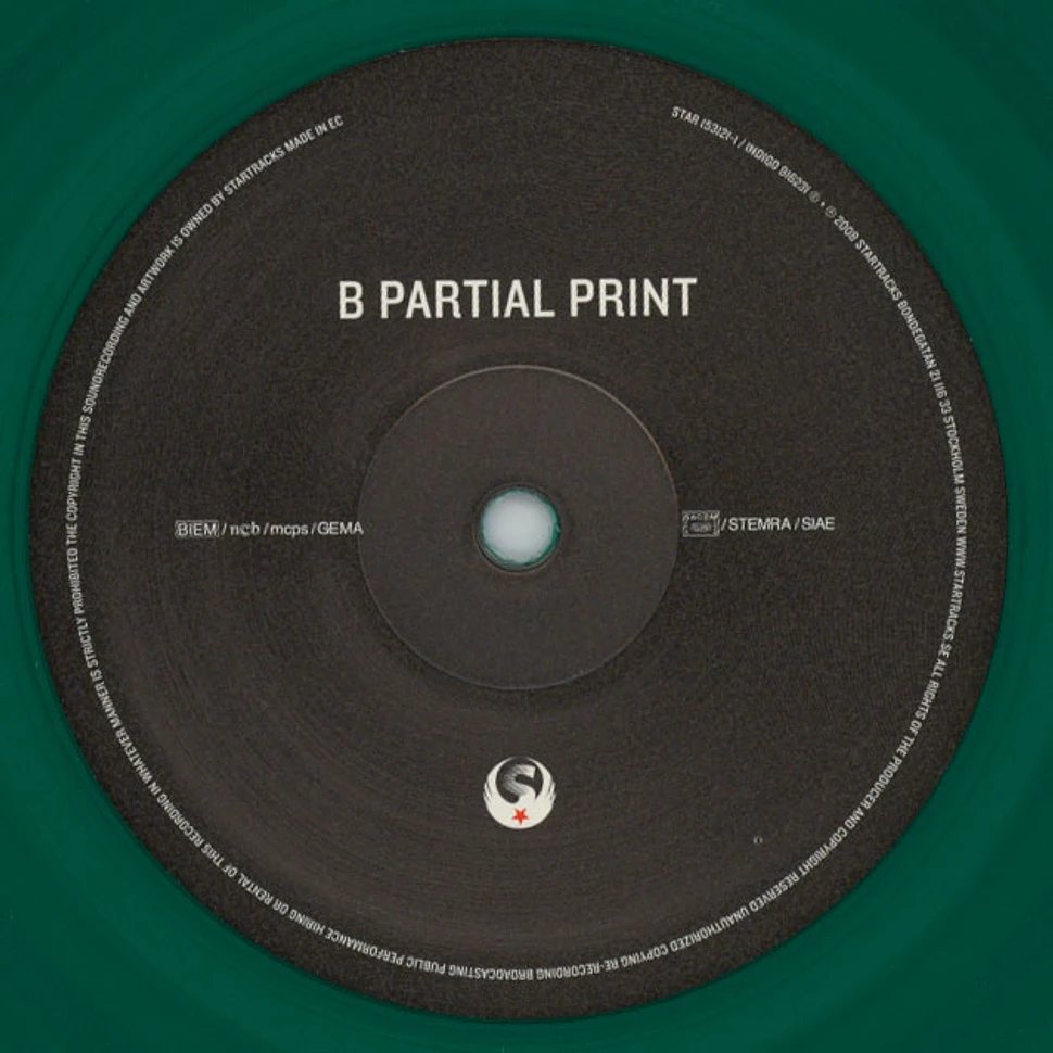 Tiger Lou - A Partial Print Green Vinyl Edition