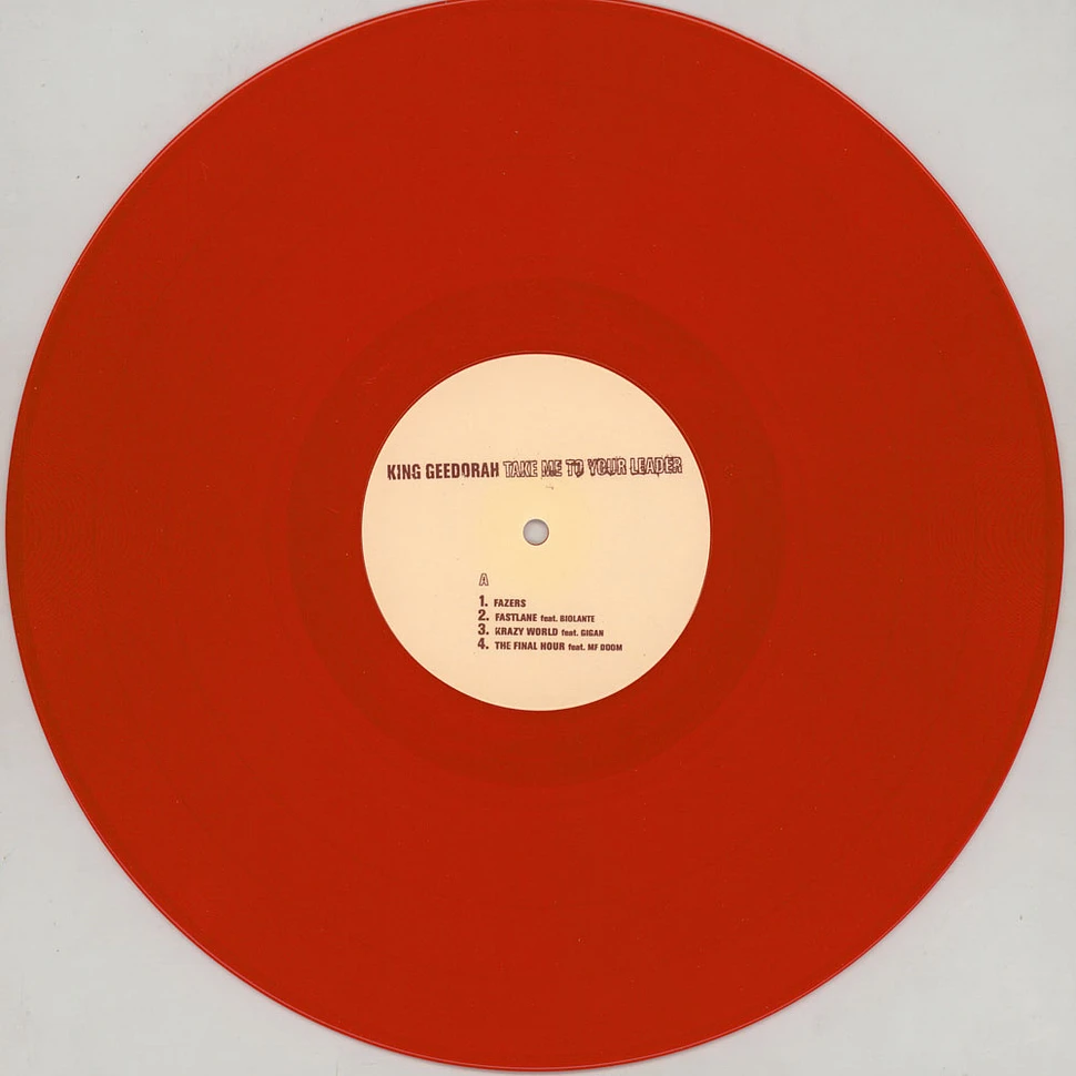 King Geedorah (MF DOOM) - Take Me To Your Leader Red Vinyl Edition