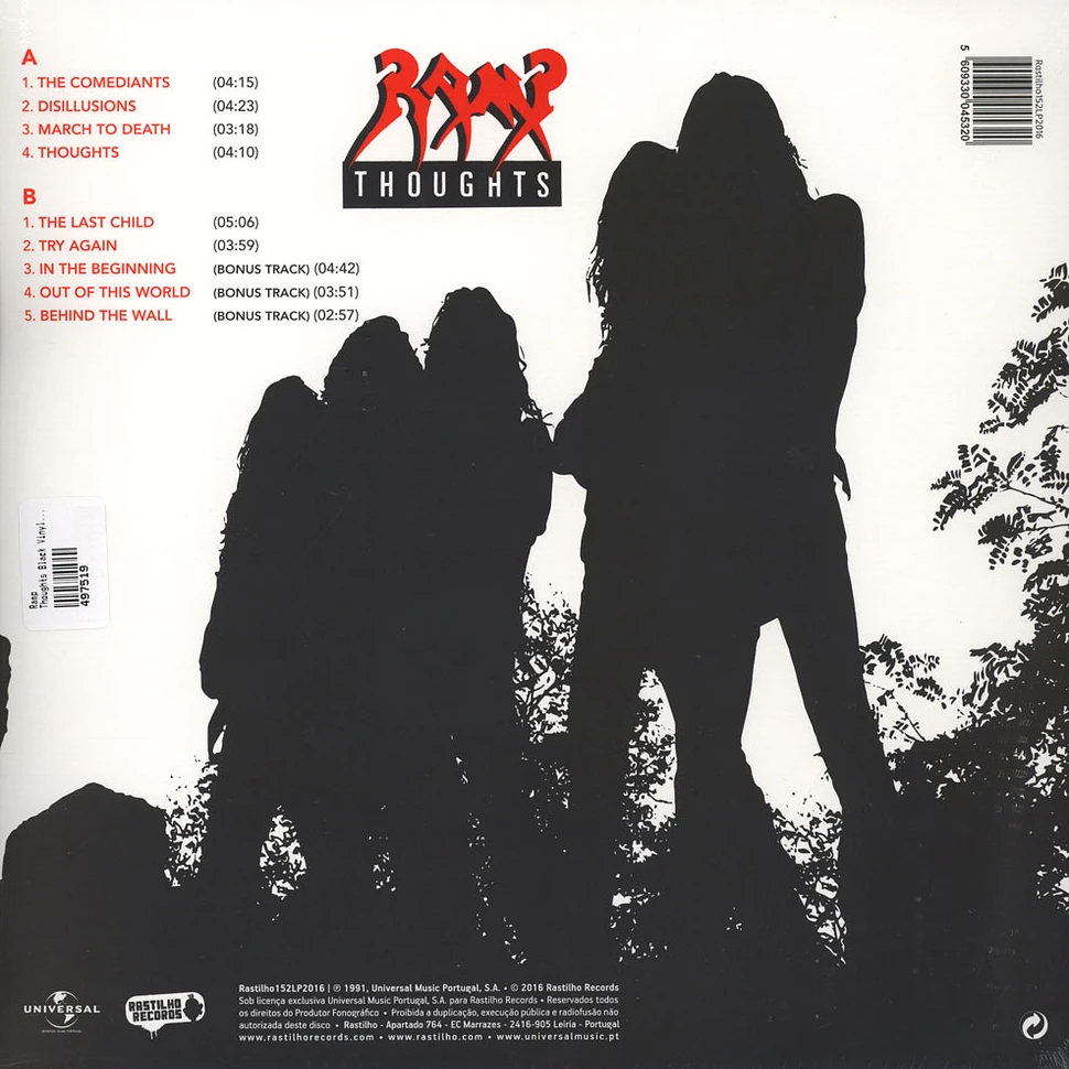 Ramp - Thoughts Black Vinyl Edition