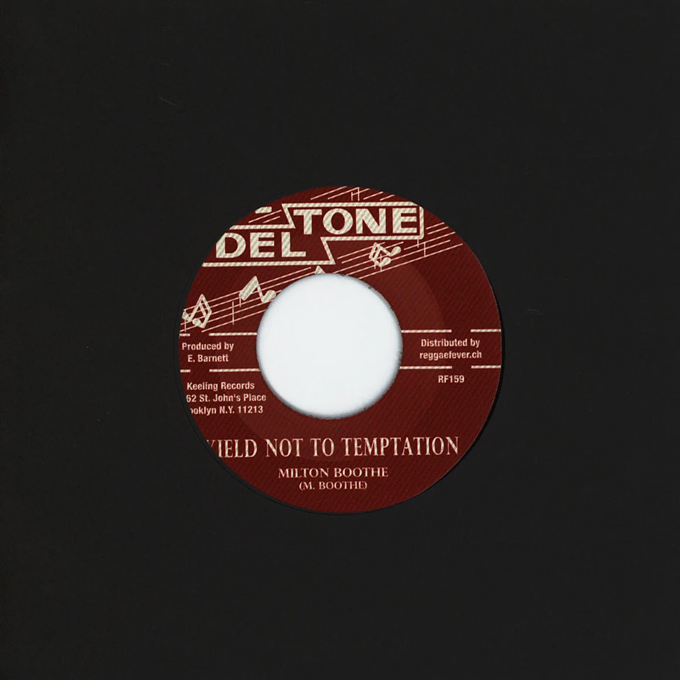 The Versatiles / Milton Boothe - Worries A Yard / Yield Not To Temptation