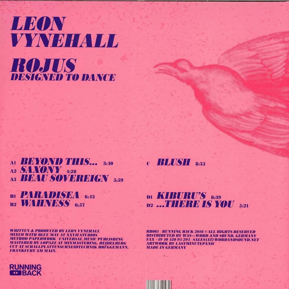 Leon Vynehall - Rojus (Designed To Dance)