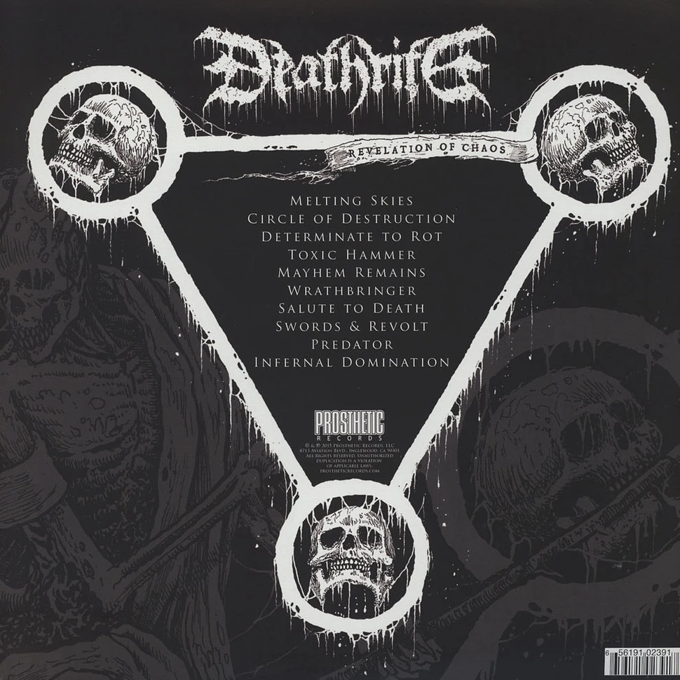 Deathrite - Revelation Of Chaos Clear Vinyl Edition