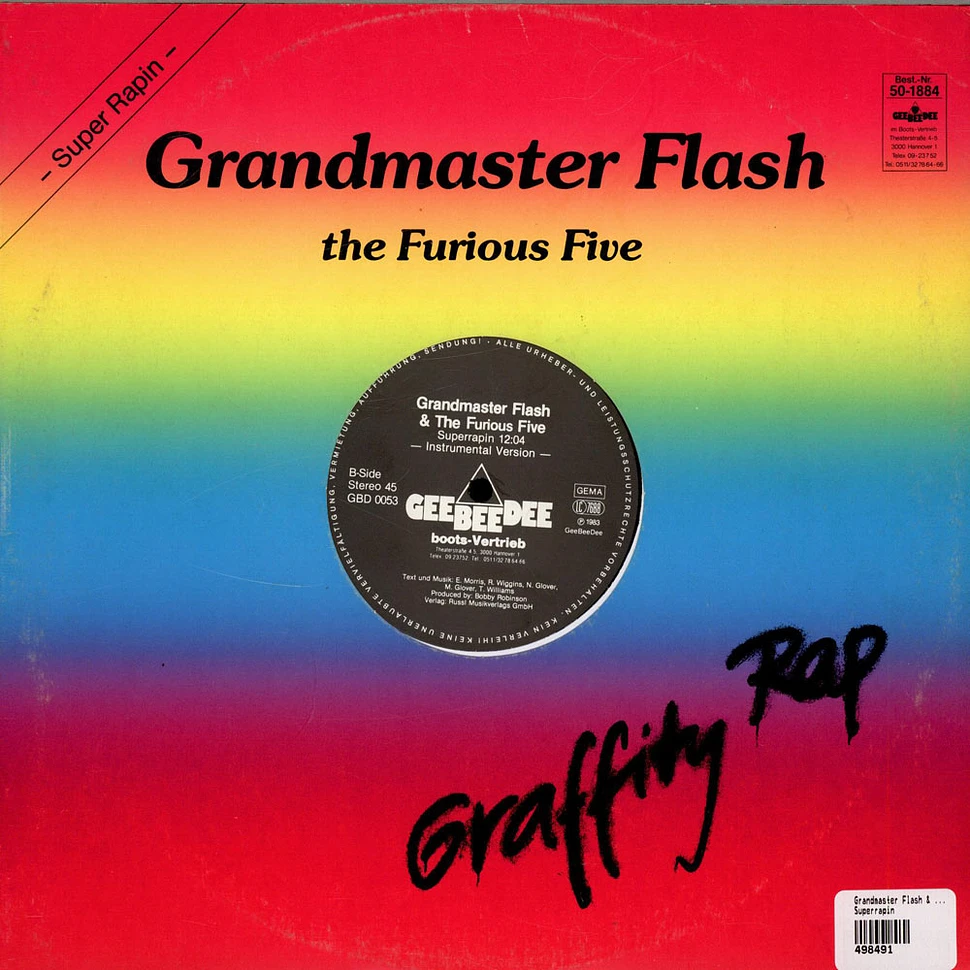 Grandmaster Flash & The Furious Five - Superrapin