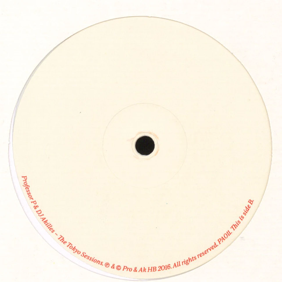 Professor P & DJ Akilles - The Tokyo Sessions White Vinyl Edition