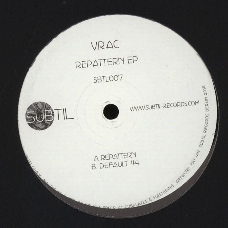 Vrac - Repattern EP