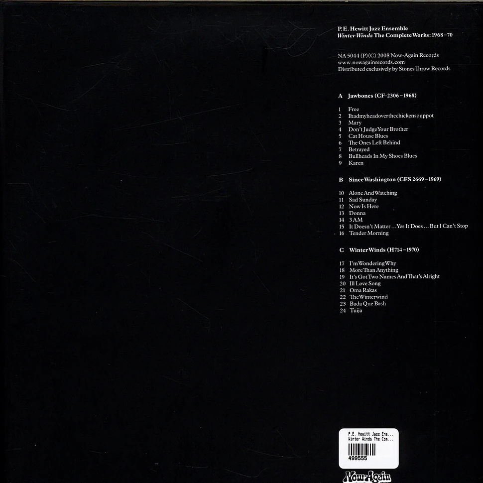 P.E. Hewitt Jazz Ensemble - Winter Winds The Complete Works: 1968 -1970