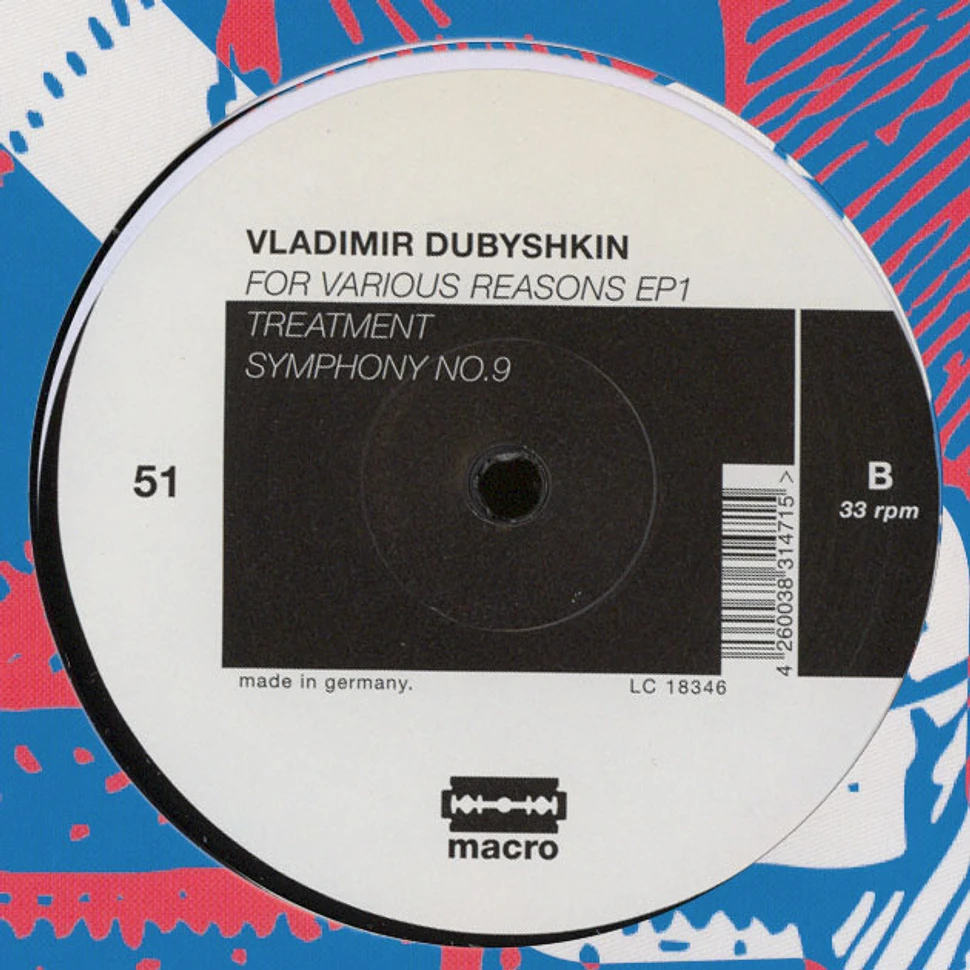 Vladimir Dubyshkin - For Various Reasons EP 1