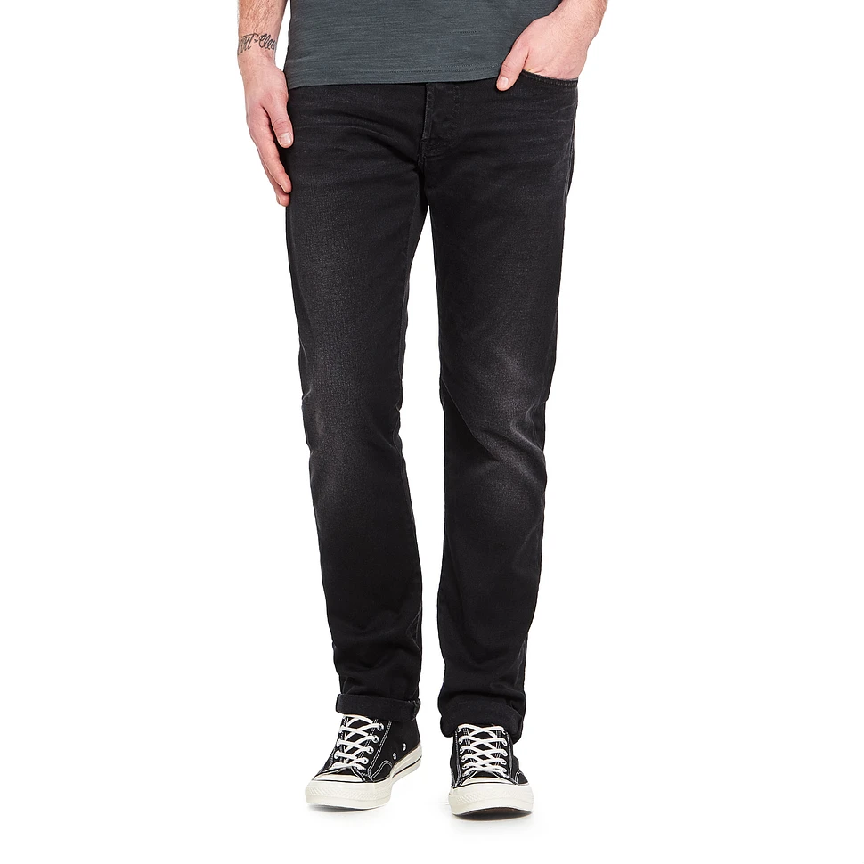 Edwin - ED-80 Slim Tapered Pants CS Ink Black Denim, 11 oz