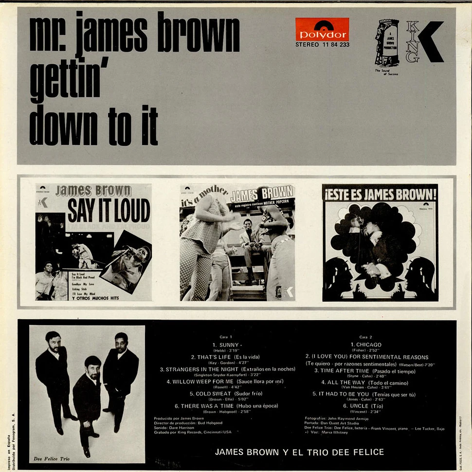 James Brown - Gettin' Down To It