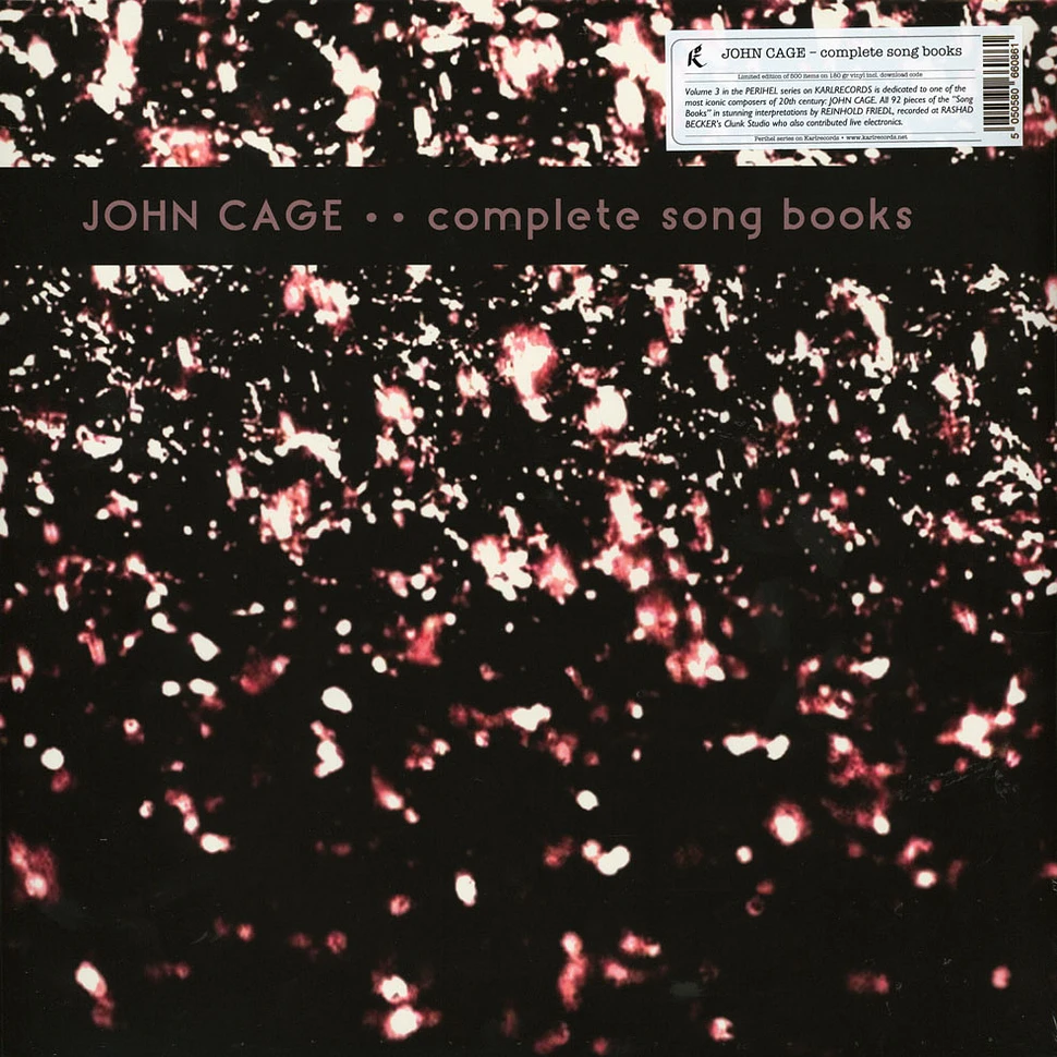 John Cage - Complete Song Books