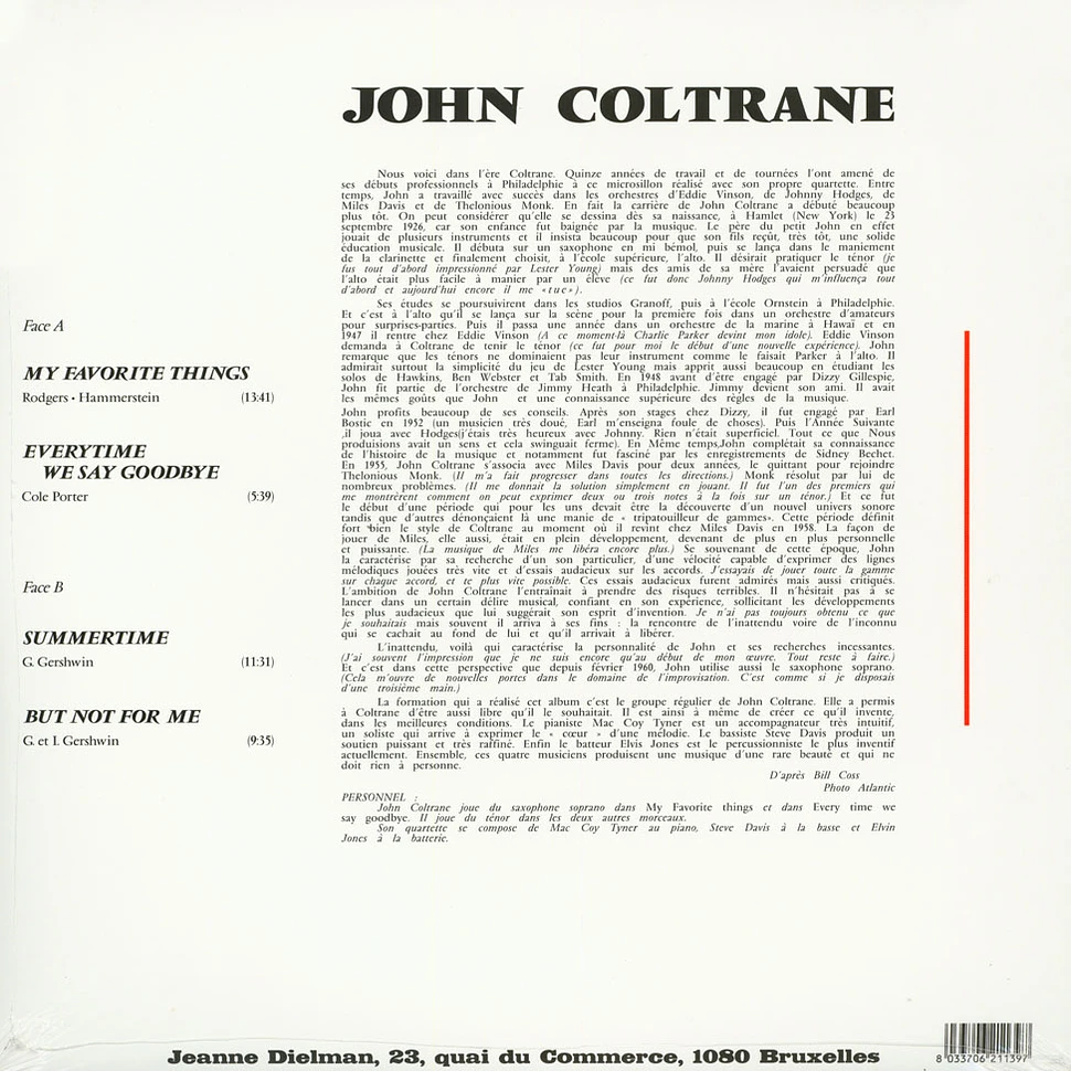 John Coltrane - My Favorite Things