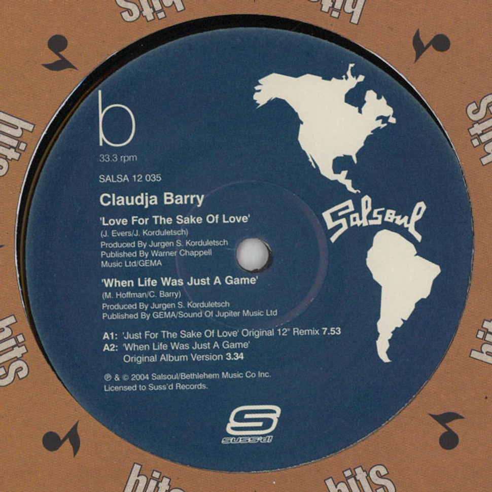 Claudja Barry - Love For The Sake Of Love