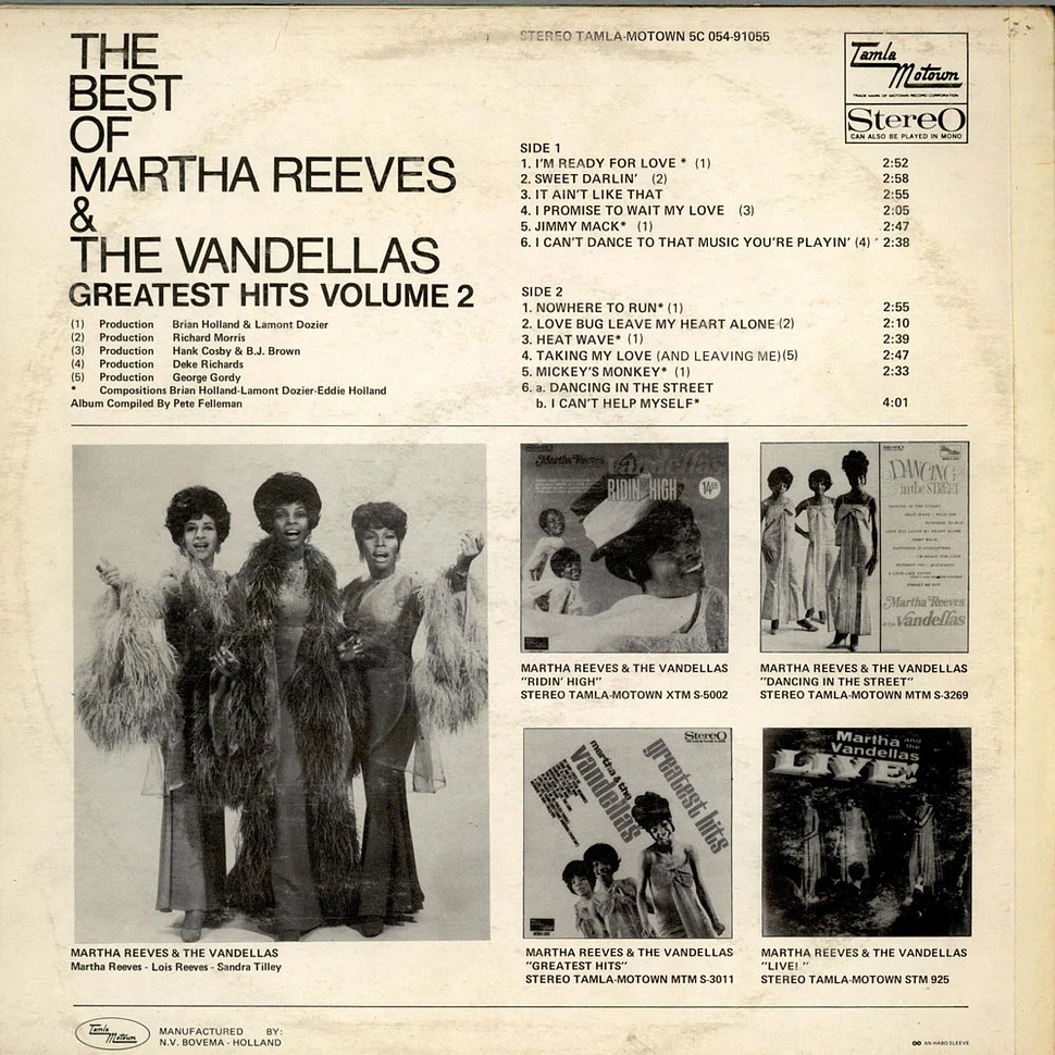 Martha Reeves & The Vandellas - The Best Of Martha Reeves & The Vandellas