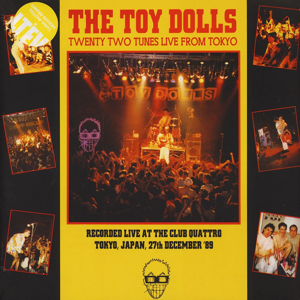 The Toy Dolls - Twenty Two Tunes Live From Tokyo Yellow Vinyl edition