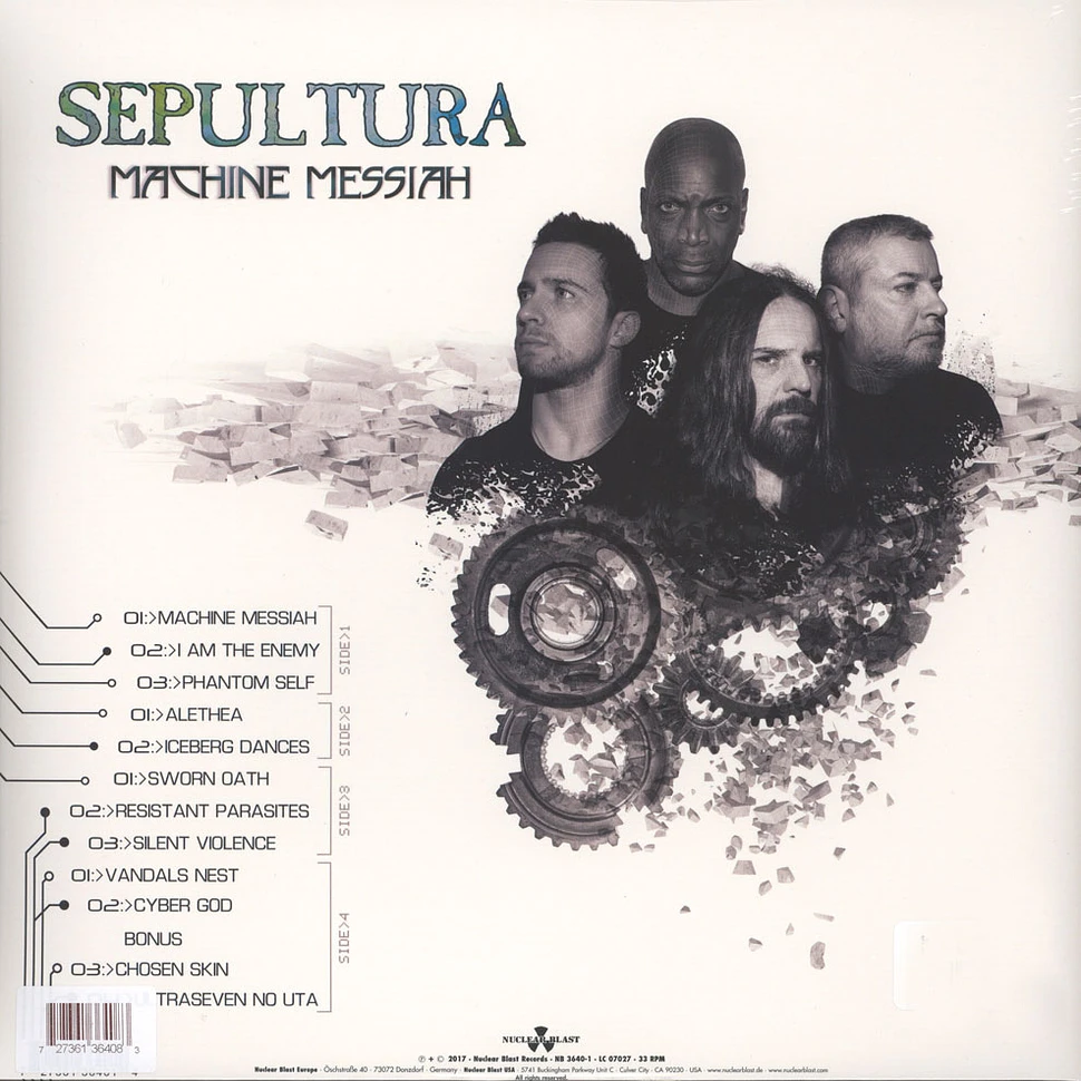 Sepultura - Machine Messiah Bi-Colored Vinyl Edition