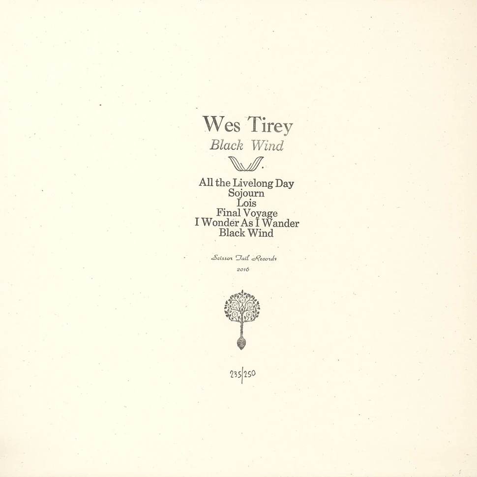 Wes Tirey - Black Wind