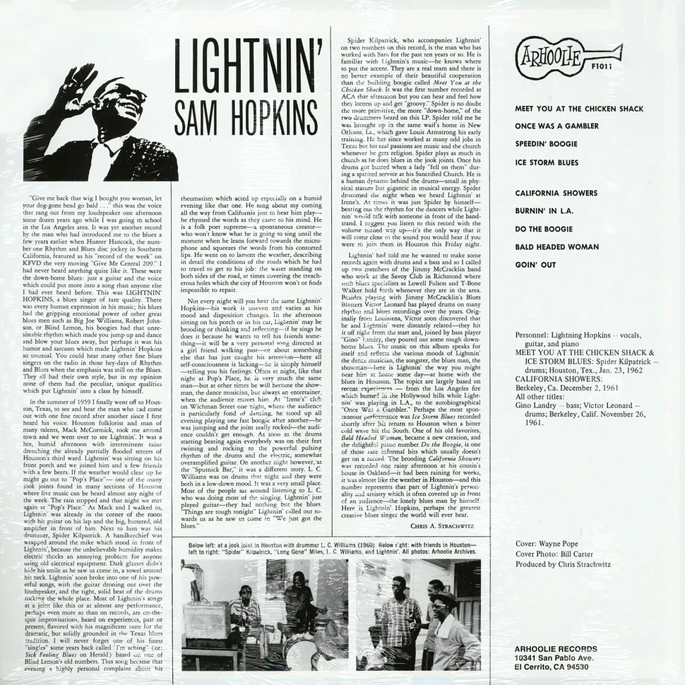 Lightnin' Sam Hopkins - Lightnin' Sam Hopkins Purple Vinyl Edition