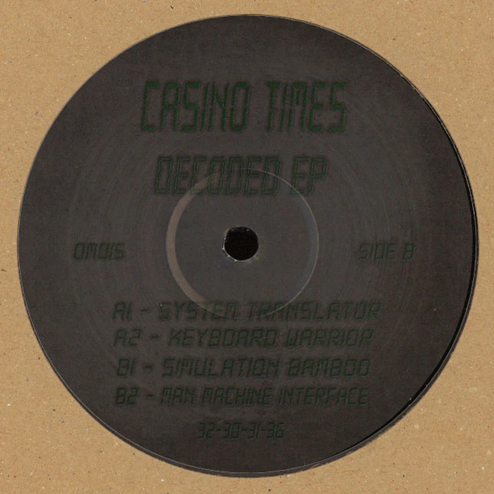 Casino Times - Decoded EP