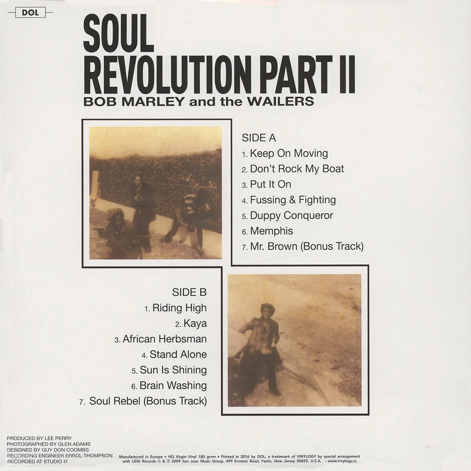 Bob Marley & The Wailers - Soul Revolution II