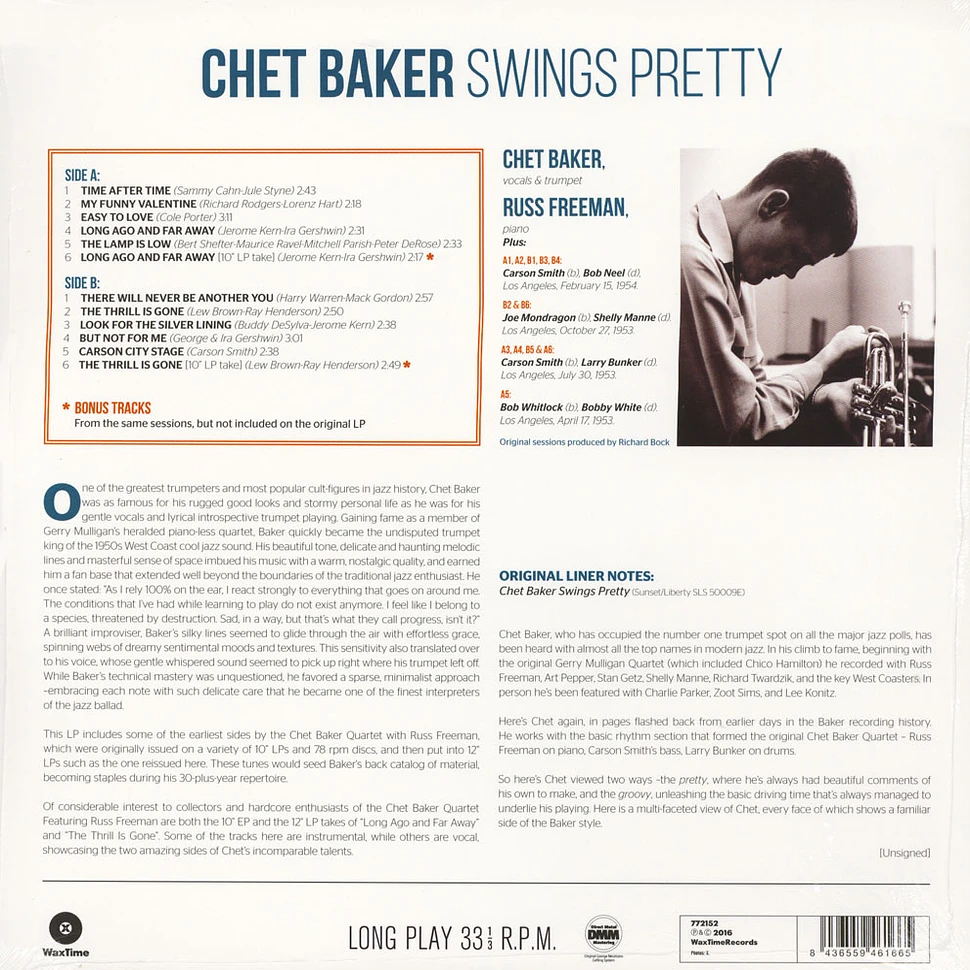 Chet Baker - Swings Pretty