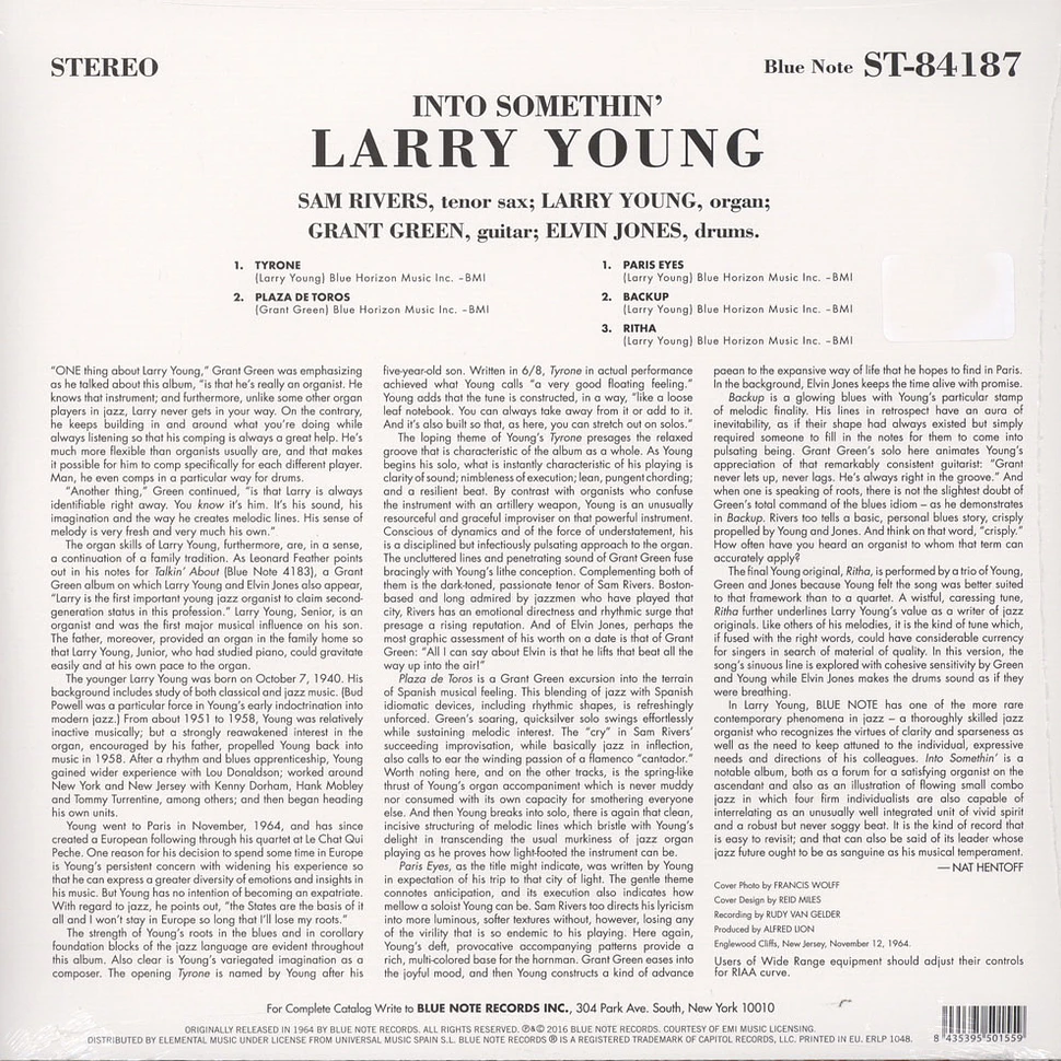 Larry Young - Into Somethin'