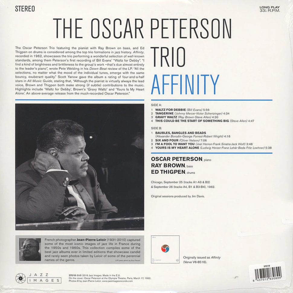 Oscar Peterson - Affinity - Jean-Pierre Leloir Collection