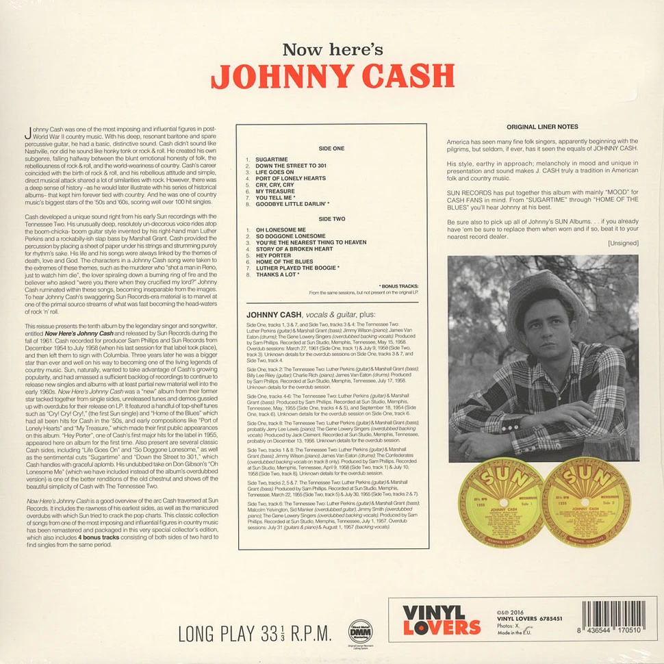 Johnny Cash - Now Here's Johnny Cash