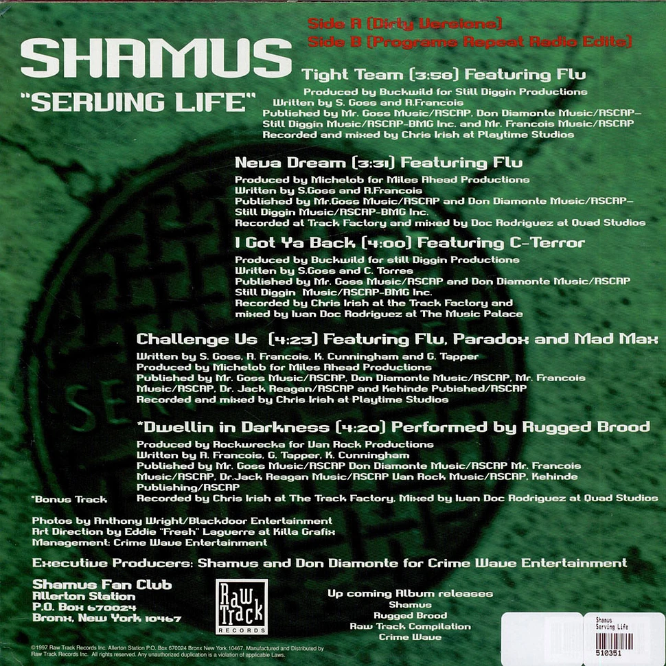 Shamus - Serving Life