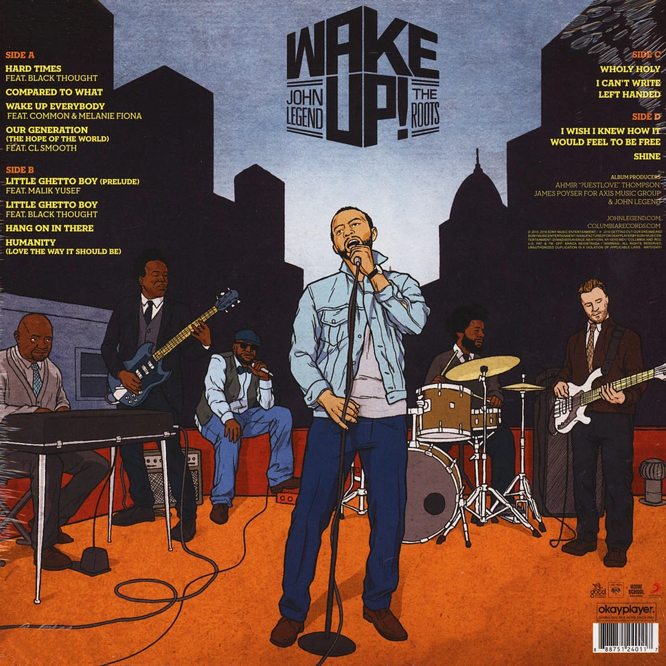 John Legend & The Roots - Wake Up! Orange Vinyl Edition