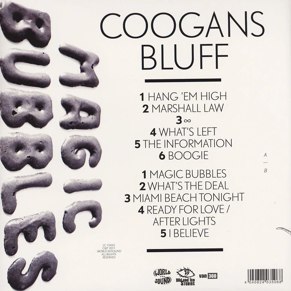 Coogans Bluff - Magic Bubbles