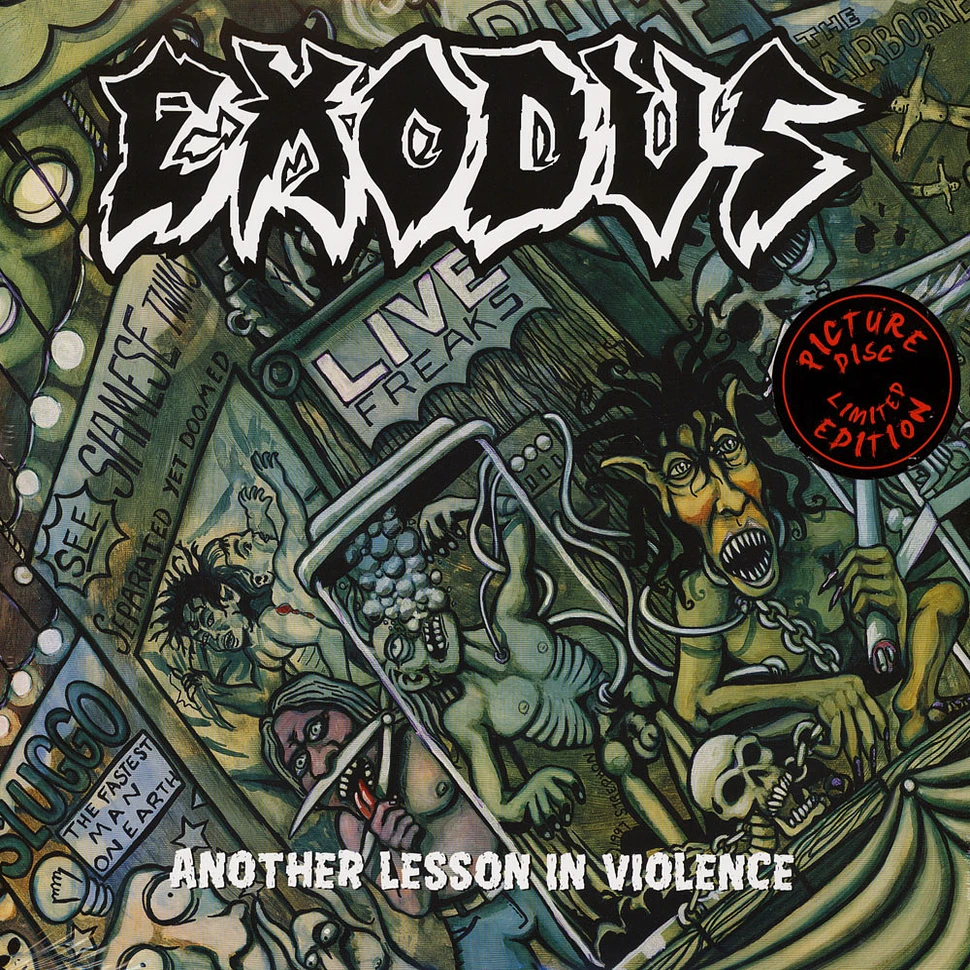 Exodus - Another Lesson In Violence - Live (Ltd Picture Disc)