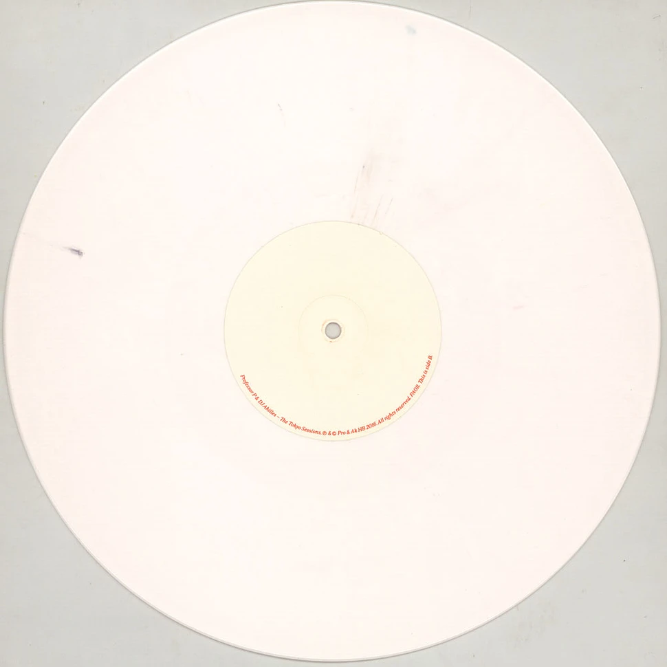 Professor P & DJ Akilles - The Tokyo Sessions White Marble Vinyl Edition