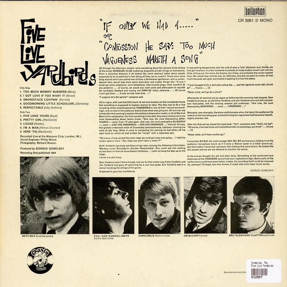 The Yardbirds - Five Live Yardbirds