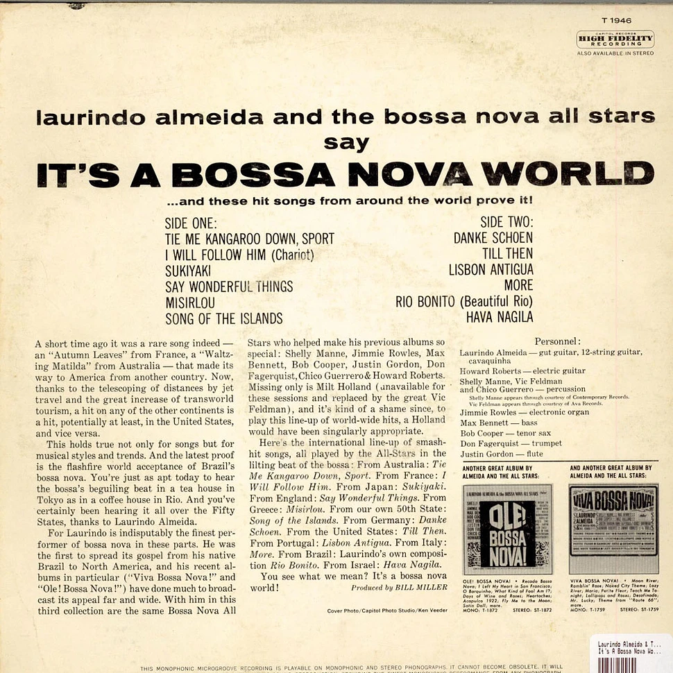 Laurindo Almeida & The Bossa Nova Allstars - It's A Bossa Nova World: International Hits In Jazz Samba Arrangements