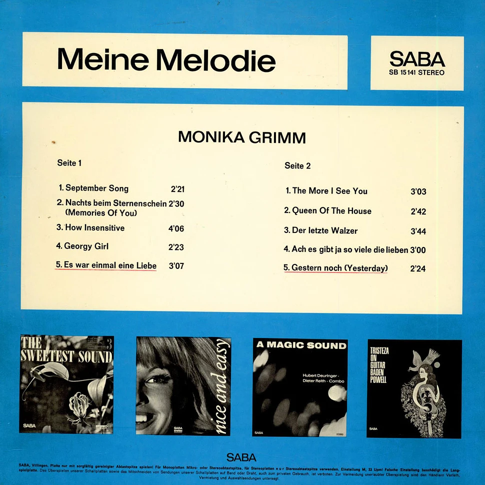 Monika Grimm - Meine Melodie