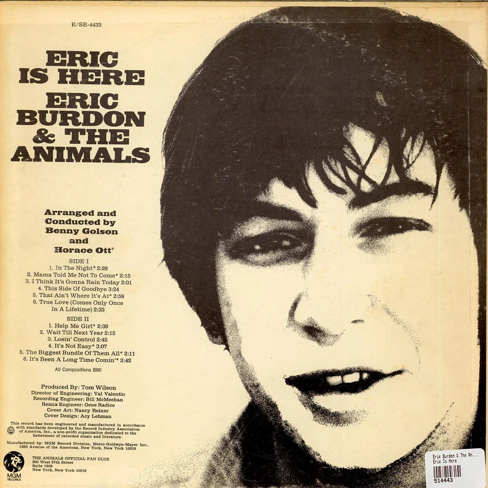 Eric Burdon & The Animals - Eric Is Here