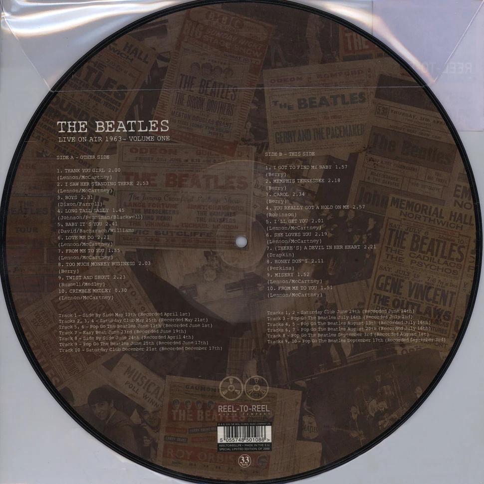 The Beatles - Live On Air 1963 Volume 1 Picture Disc Edition
