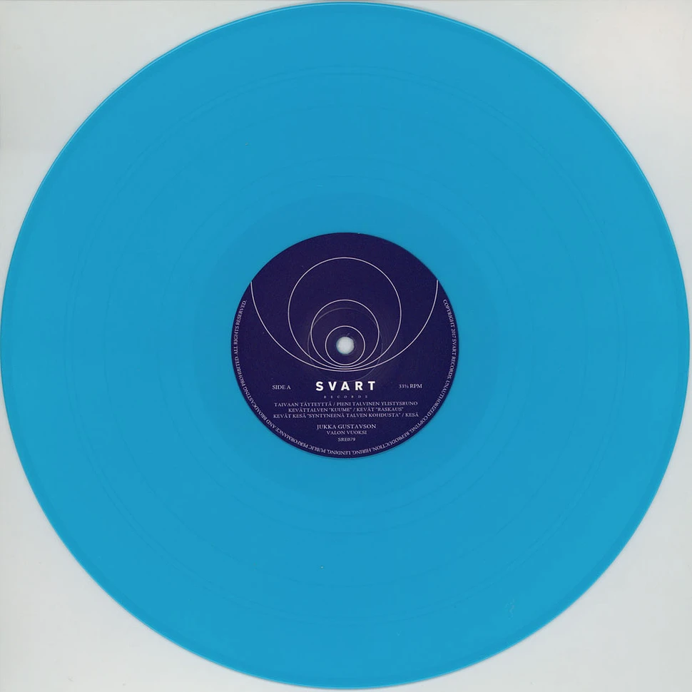 Jukka Gustavson - Valon Vuoksi Blue Vinyl Edition