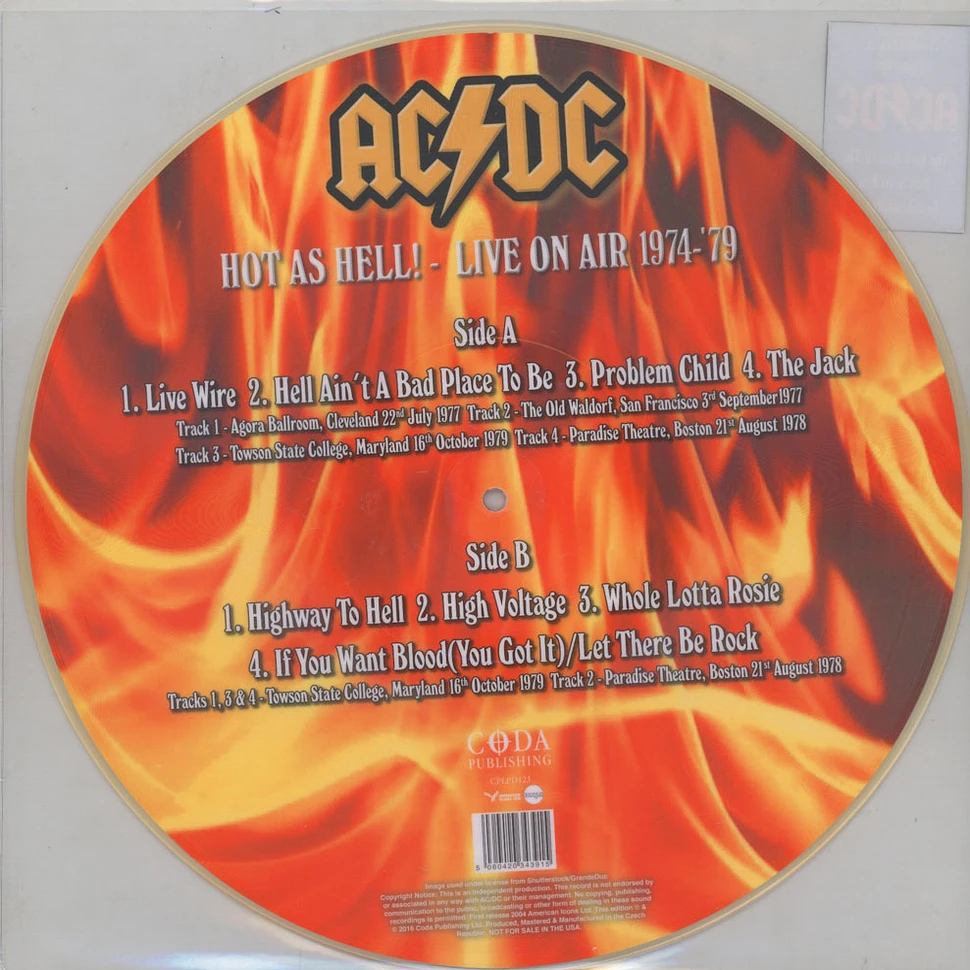 AC/DC - Hot As Hell - Picture Disc Edition