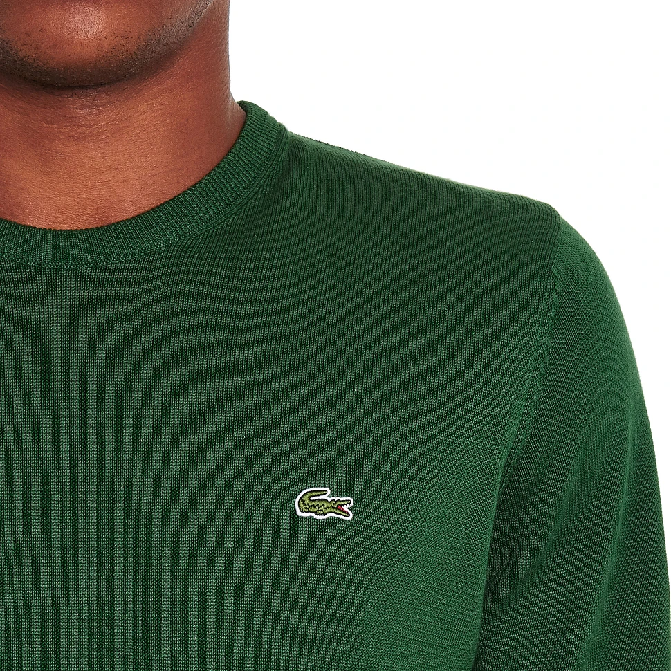 Lacoste - Embroidered Crocodile Knit Sweater